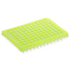 Diamond Shell 0.2mL 96 well PCR Plate, Yellow PC frame and PP wells, 100/Cs - PCR-DS-HS-02-Y