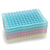 0.2mL 96-Well PCR Plate, Half Skirt, (ABI-style), Flat top, Assorted Colors, 10/Box - PCR-HS-FL02-RW