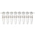 0.2mL 12-Strip Tubes, with Separate, 12-Strip clear Dome caps, Natural, 80/Box - PCR-STR-02D-12