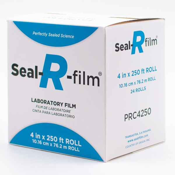 Laboratory film, 4 in. x 250 ft Roll, 12 rolls/case, Seal-R-Film - SRF-PRC4250