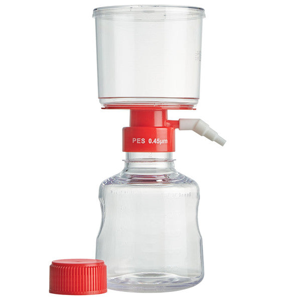 Vacuum Filter System, 500mL,0.45m , PES Membrane, STERILE, 12/Cs - VF-FS-PES-0500-45