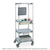 HPLC3X3MetroMax i 4-Shelf Single HPLC Experiment Cart (Casters Not Included)
