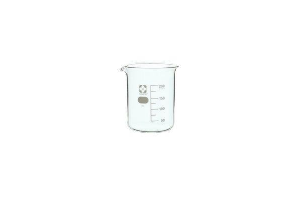 Heavy-Duty Autoclavable Glass Beaker for bench mixing, 200 mL, Pack of 10 | 10020-200A