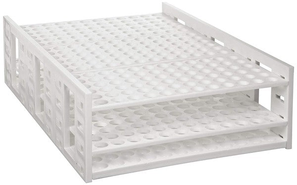 Laboratory Color-Coded Tube Rack tuned for bench organization, 10-13mm, White | 120112