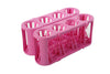 Professional-Series Adaptable Workstation Rack tuned for tube staging, Pink, 2/PK | 120189