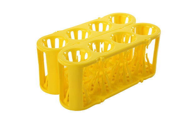 Professional-Series Adaptable Workstation Rack for tube staging, Yellow, 2/PK | 120190
