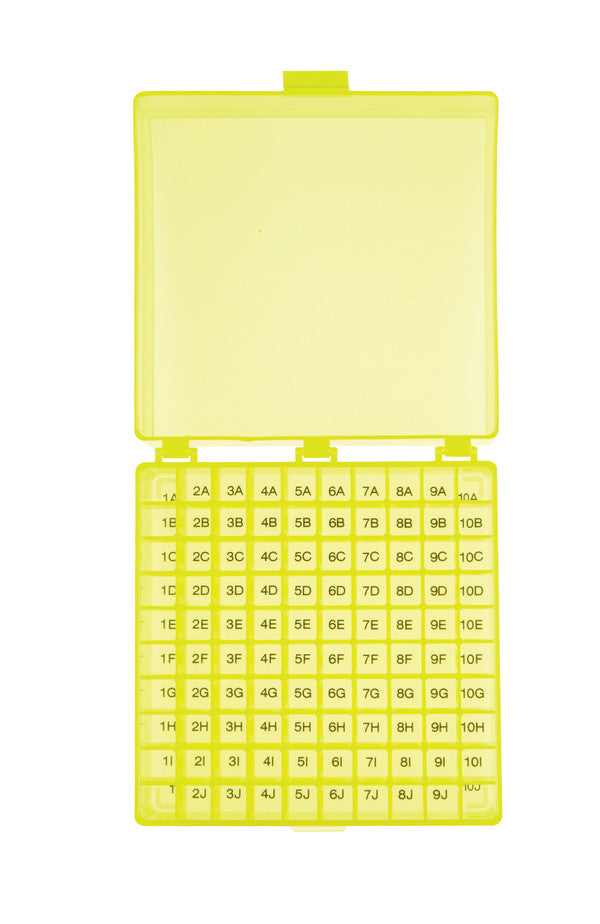 Research-Grade Autoclavable Tube Storage Box for organized freezer or refrige... | 120203