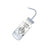 Color-Coded Wash Bottle with 500mL, Clear;White for dispensing | 120253