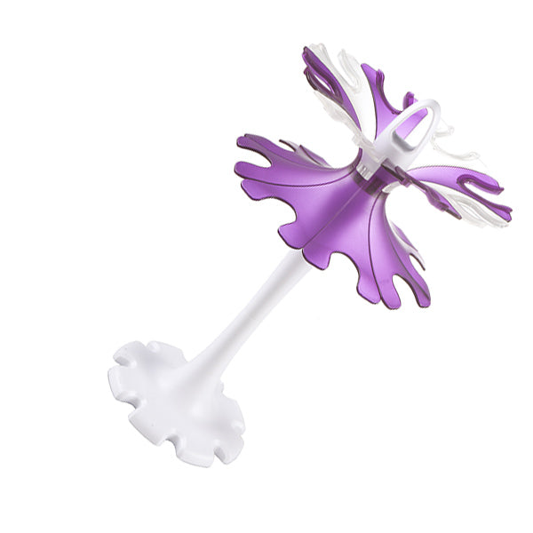 Heavy-Duty Pipette Stand with color-coded fit for pipette storage, Purple/Clear | 120481