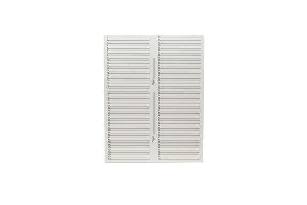 Heavy-Duty Replacement Slide Storage Box for slide storage, White | 120741
