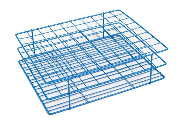 Technical Coated Wire Tube Rack for bench organization, 8x10 Format, 20-25mm | 120768