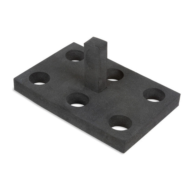 Research-Grade Color-Coded Workstation Rack for tube staging, 20 mm, Black | 121006