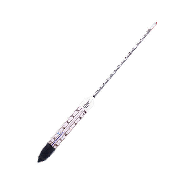 Specific Gravity Hydrometer, with Thermometer, 1.000 to 1.070, 0.001 subdivisions, 385 mm - 6602TS-7
