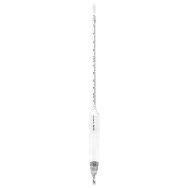 Industrial Baume-Scale Baume Hydrometer for Baume scale process checks, 305 mm | 6603DS-4