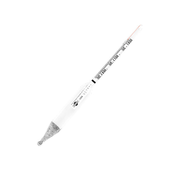 Wide-Range Specific Gravity Hydrometer, 1.600 to 1.850 - 6604-4