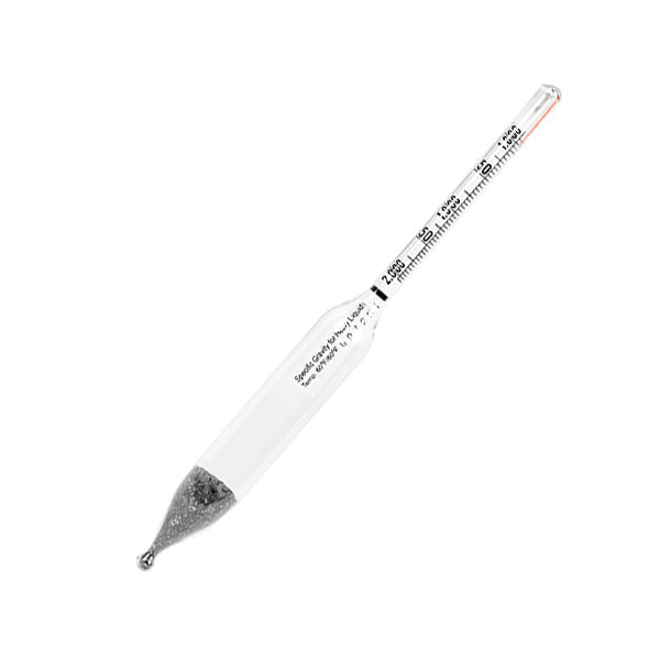 Wide-Range Specific Gravity Hydrometer, 1.800 to 2.050 - 6604-5