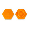 Heavy-Duty Snap Cap with autoclavable fit for tube closure, Orange | SC2 | SC#2