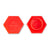 Industrial Laboratory Autoclavable Snap Cap for tube closure, Red | SC3 | SC#3