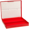 Industrial Color-Coded Slide Storage Box with 100-Place, Red for slide storage | HS15991B