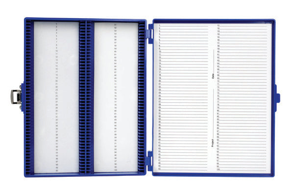 Industrial Slide Storage Box with color-coded fit for slide storage, 100-Pl... | HS15994M