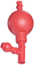 Technical Color-Coded Manual Pipette Filler for manual pipetting, Red | HS20632B