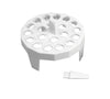Industrial Color-Coded Workstation Rack with 1.5mL, White for tube staging | HS2134A