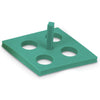Industrial Workstation Rack with color-coded fit for tube staging, 50mL, Green | HS2165A