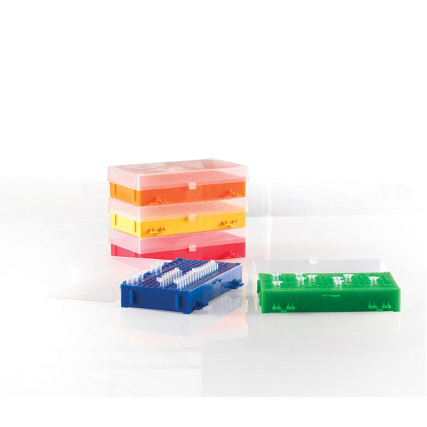 Heavy-Duty PCR Rack with autoclavable fit for PCR tube setup, BlueGreenYello... | HS2344A