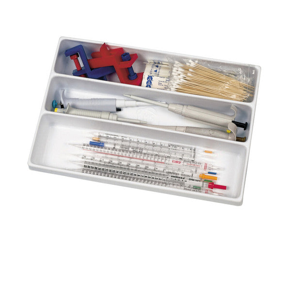 Scientific Color-Coded Bench Accessory tuned for bench support, White | HS2538A