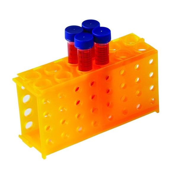 4-Way Tube Rack, Orange Pack of 5 - HS29022F