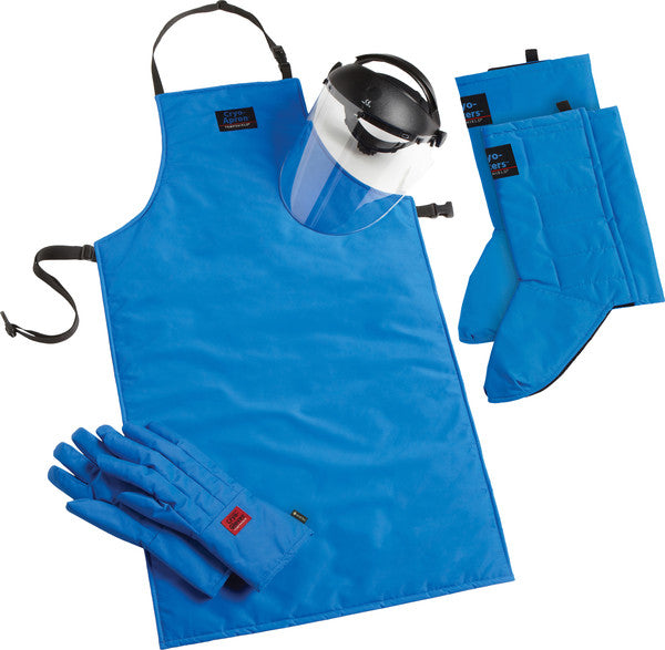 Heavy-Duty Cryogenic Cryogenic PPE Kit for cold-room PPE, Blue | SKMAXLWP42GR