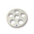 Laboratory Workflow-Specific Porcelain Desiccator Plate, Large Holes, 190 mm Dia | JDP190