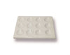 Precision Bench-Ready Spot Plate, Porcelain, 3 Wells | JSC003