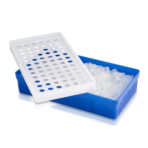 Ice Rack for 72 x 0.5mL tubes, detachable lid, tube platform, and base, 6/cs | R8012