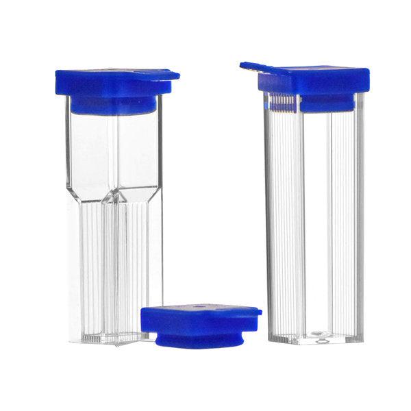 Cuvette Cap / Plug, square, blue, 500/pk | S4100-6