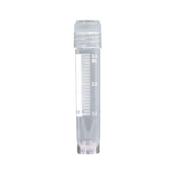 Cryogenic Vials, externally threaded caps with silicone O-ring, 3mL, sterile, 500/cs | V3803
