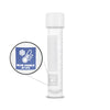 Transport Tube, with FreezeTech Temperature Indicator (turns blue at 0 C), 10mL, attached screw-cap, 500/cs | C1830