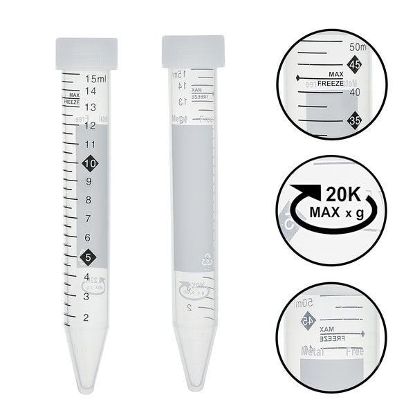 TotalPure Centrifuge Tubes, Metal Free, 15mL, 20, 500/cs | C2901