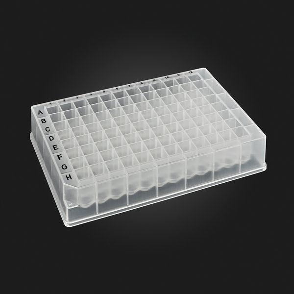 OptiWell Deep Well Plate, 96 Square Well, 1.2mL, 24.0mm height, 50 / Cs | D3096-25S