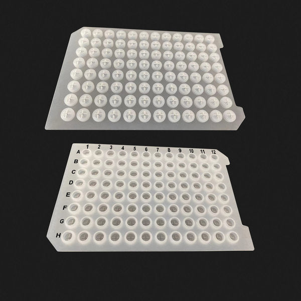 OptiWell Sealing Mat, 96 Round Well, Black Alphanumeric Printing, Silicone, 50 / PK | D3320-13S