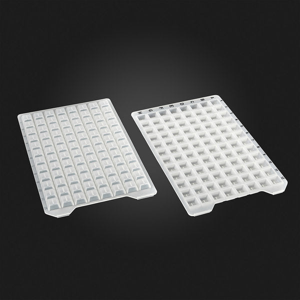 OptiWell Sealing Mat, 96 Square Well, Black Alphanumeric Printing, Silicone, 50 / PK | D3320-9S