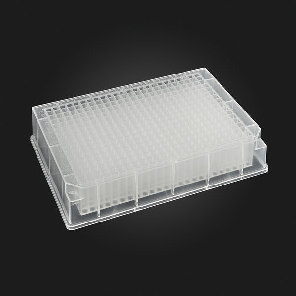 OptiWell Deep Well Plate, 384 Square Well, 240uL, 24.9mm height, 50 / CS | D3384-03S