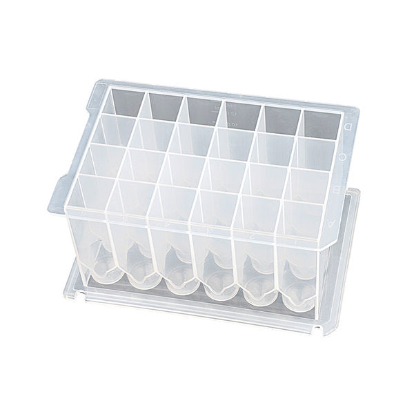 Plate, 24 Square Well V-Bottom 44.00mm Height, 14.2mL, Non-Sterile | DP1500-SQ-24-N