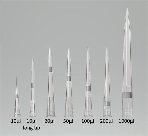 20uL Universal Tip, Rack, Sterile, Low Retention Filter, 5 packs x 10 racks x 96 tips