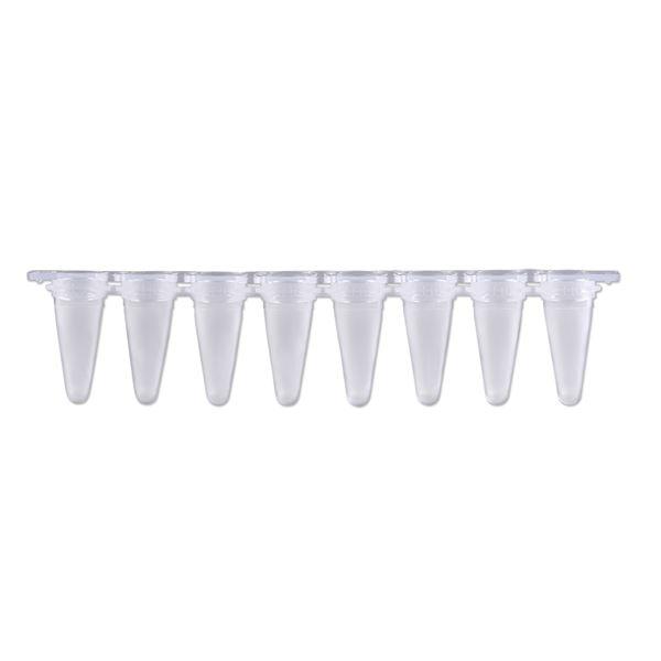 0.1 mL qPCR 8-Strip (With SEPARATE Optical Strip Caps) FROSTED, 120/pk | P3801-QF