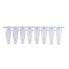 0.2 mL qPCR 8-Strip (With SEPARATE Optical Strip Caps), Natural/Clear, 120/pk | P3802-Q