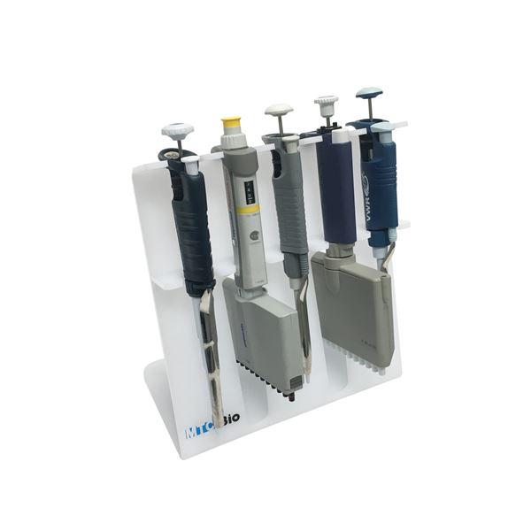SureStand Pipette Stand for 5 pipettes, up to two multi-channels, acrylic | P4405