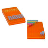 Rack, reversible, 96 x 1.5/2.0 mL or 0.5 mL, (113 x 199 mm), Orange | R1050