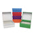 FlipTop Carboard freezer box w/attached hinged lid, 2 inch, 100-place, blue, 5/pk | R2700-B