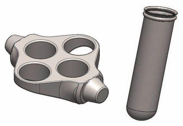 Scilogex 4 x Buckets and 4 x 4 tubes 10mL, 12mL and 15mL capacity including adapters | 19400044